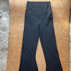 OFFLINE By Aerie Real Me High Waisted Crossover Flare Leggings Black M